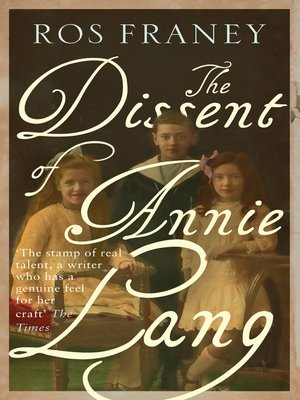 cover image of The Dissent of Annie Lang